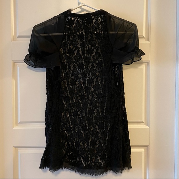 BCBGeneration Black Lace Shirt in XS - Picture 7 of 7